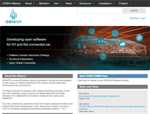 Tablet Screenshot of genivi.org